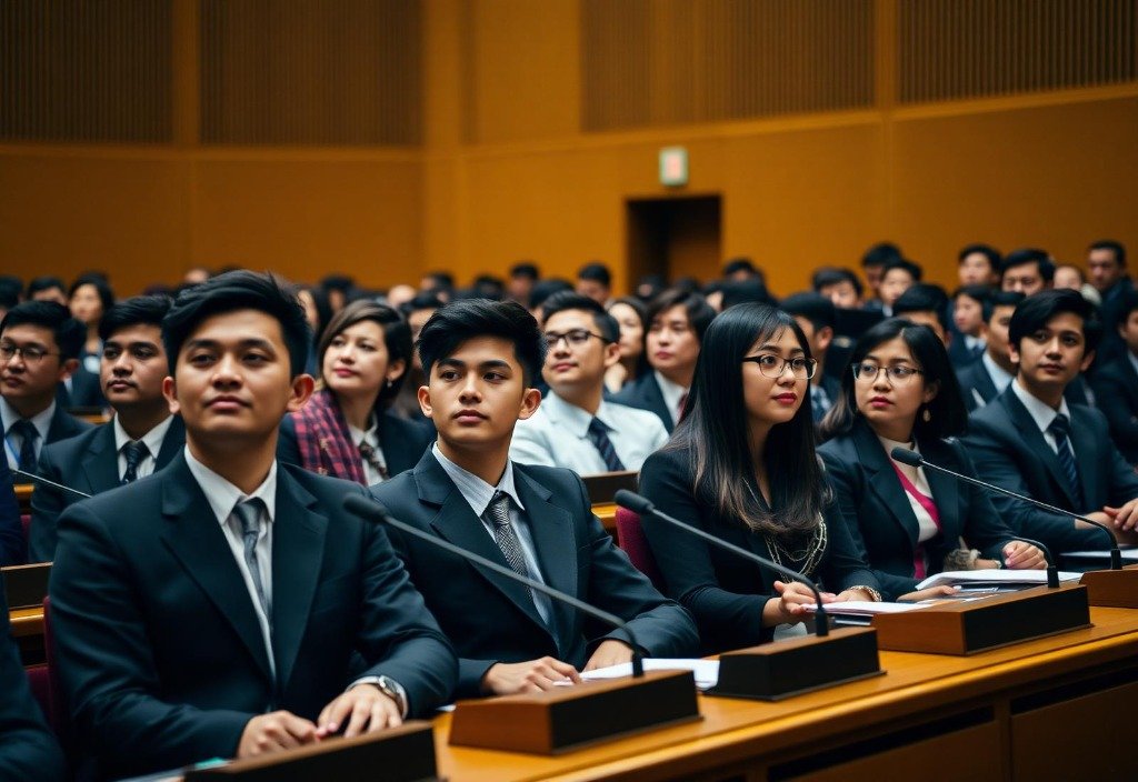 Delegates in Parliamentary Assembly Hall